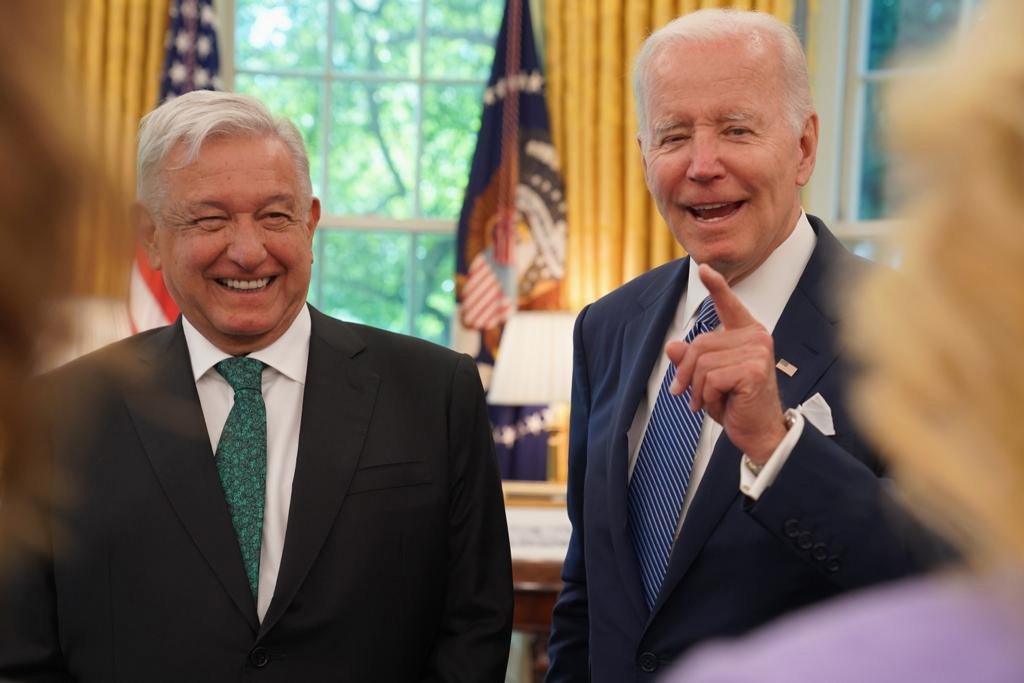 reunión AMLO con Biden