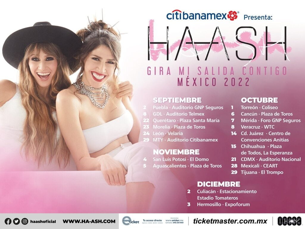 HA*ASH “Las Reinas del Sold Out” anuncian las primeras fechas para