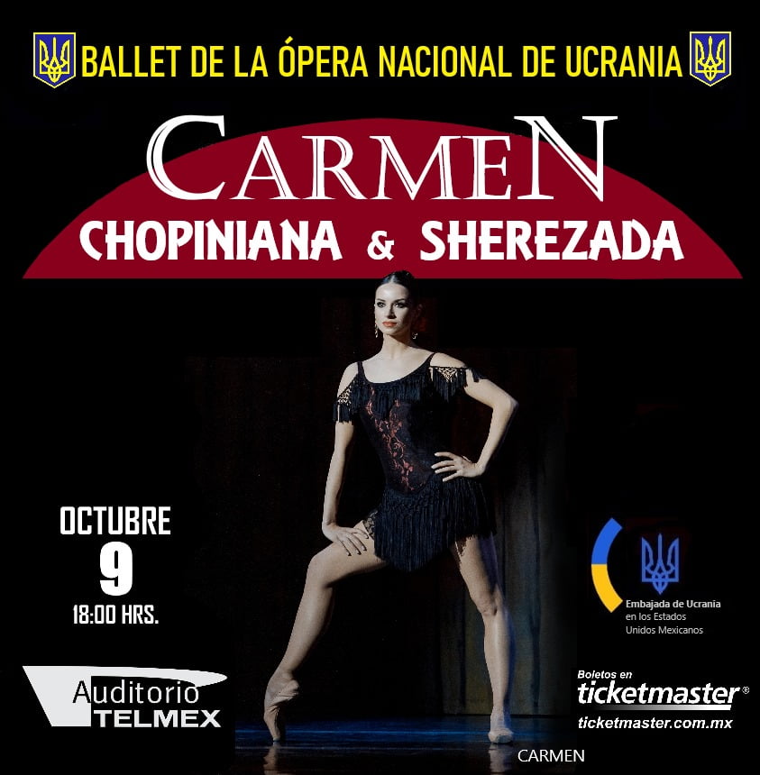 El ballet de la ópera nacional de Ucrania en Guadalajara