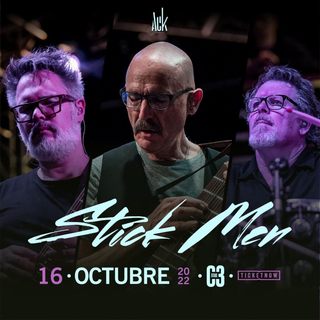 Stick Men estará presente este domingo en el C3 Stage de Guadalajara