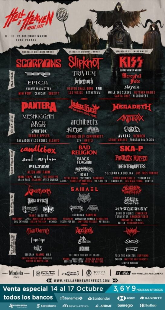 Hell And Heaven Metal Fest 2022 anuncia poderoso cartel y definitivo