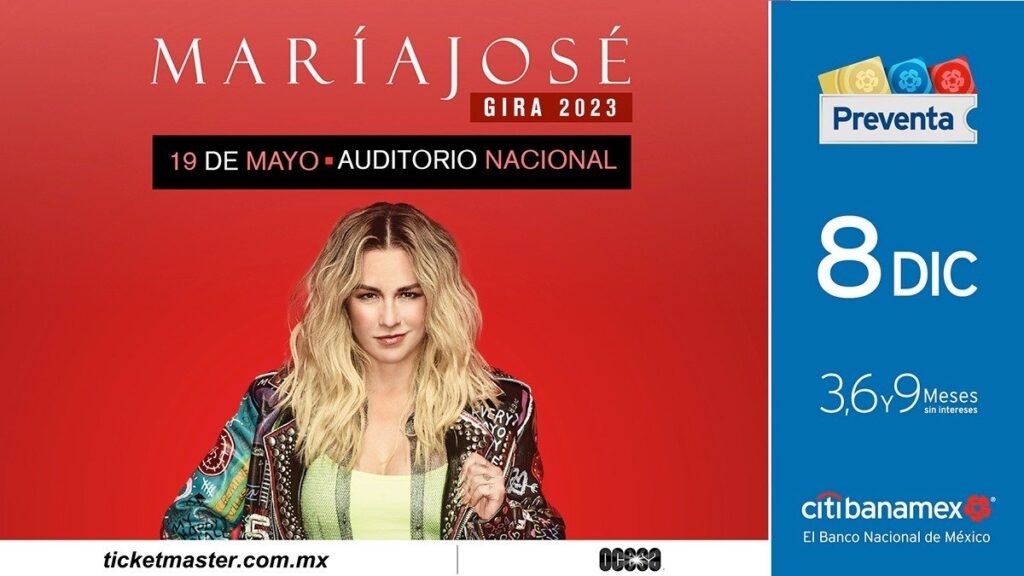 María José regresa a los escenarios con su gira 2023 Despertador