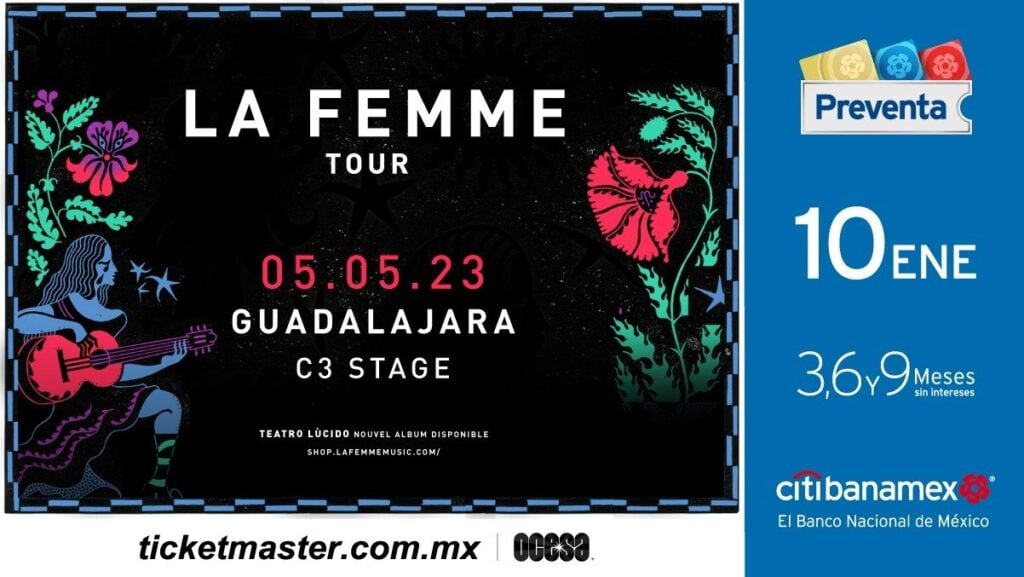 El grupo francés La Femme también tendrá presentación en Guadalajara en el mes de mayo