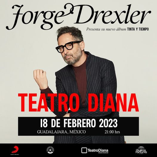 Jorge Drexler ¡Presentará su nuevo disco Tinta y Tiempo en el Teatro Diana!