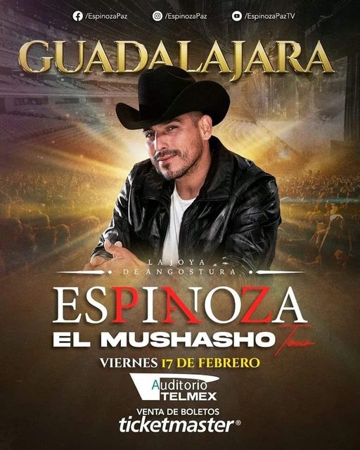 Espinosa Paz llega al Auditorio Telmex con su gira "El Mushasho!