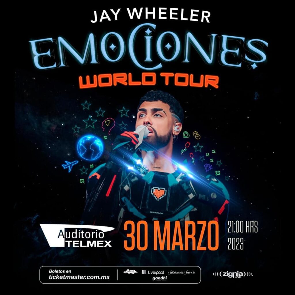 Jay Wheeler lanza dos temas en inglés y español y se espera gran show en Guadalajara