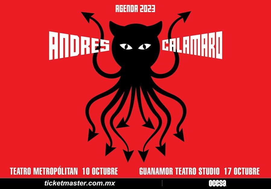 ANDRÉS CALAMARO ¡Regresa a México para presentar su Gira 2023 en concierto!