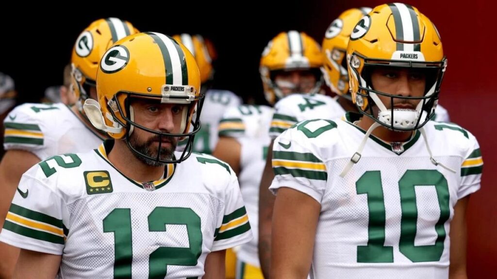 Romeo Doubs Aaron Rodgers Jordan Love