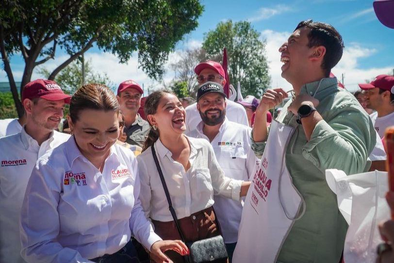 Tonantzin Cárdenas con Pedro Kumamoto