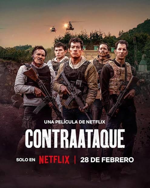 "Contraataque", mucho balazo, cero historia