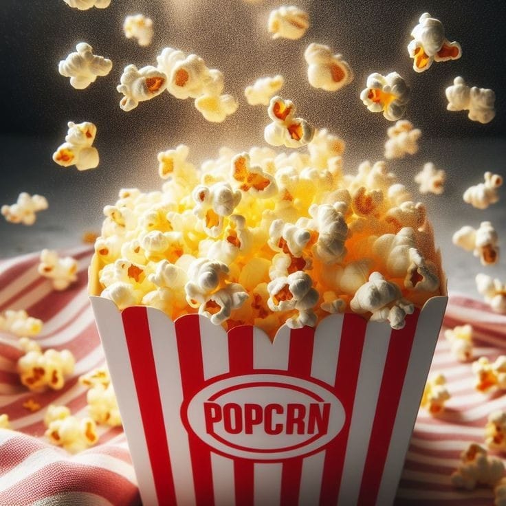 ¿Por qué se acostumbra consumir palomitas de maíz en el cine?