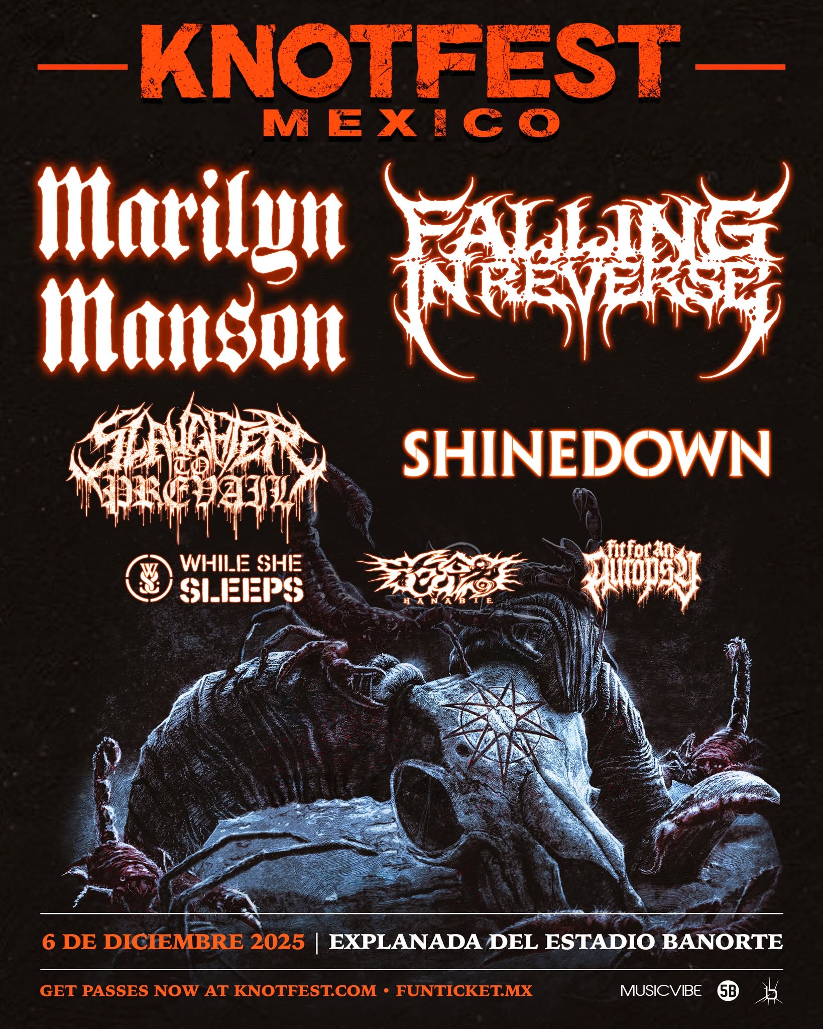Inicia la venta de boletos para KNOTFEST MÉXICO.
