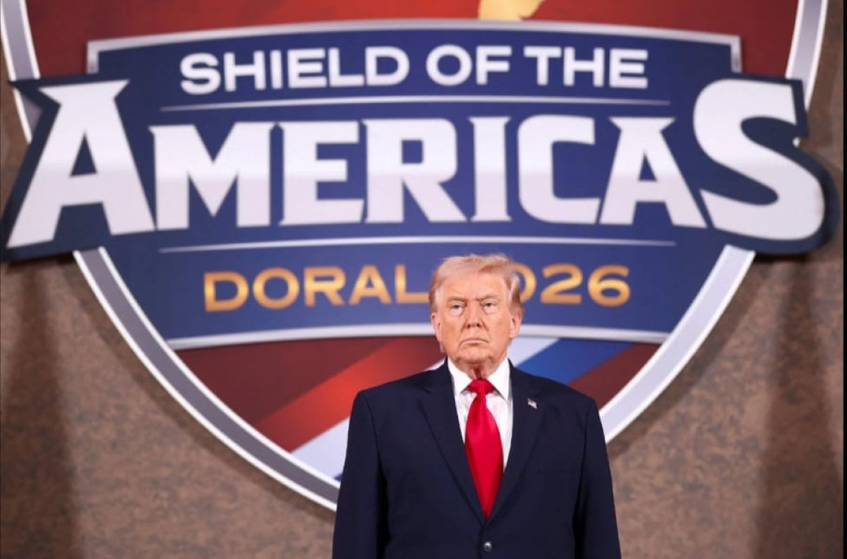 "No voy a aprender su maldito idioma", dijo Trump en cumbre 2026 llamada 'Escudo de las Américas'