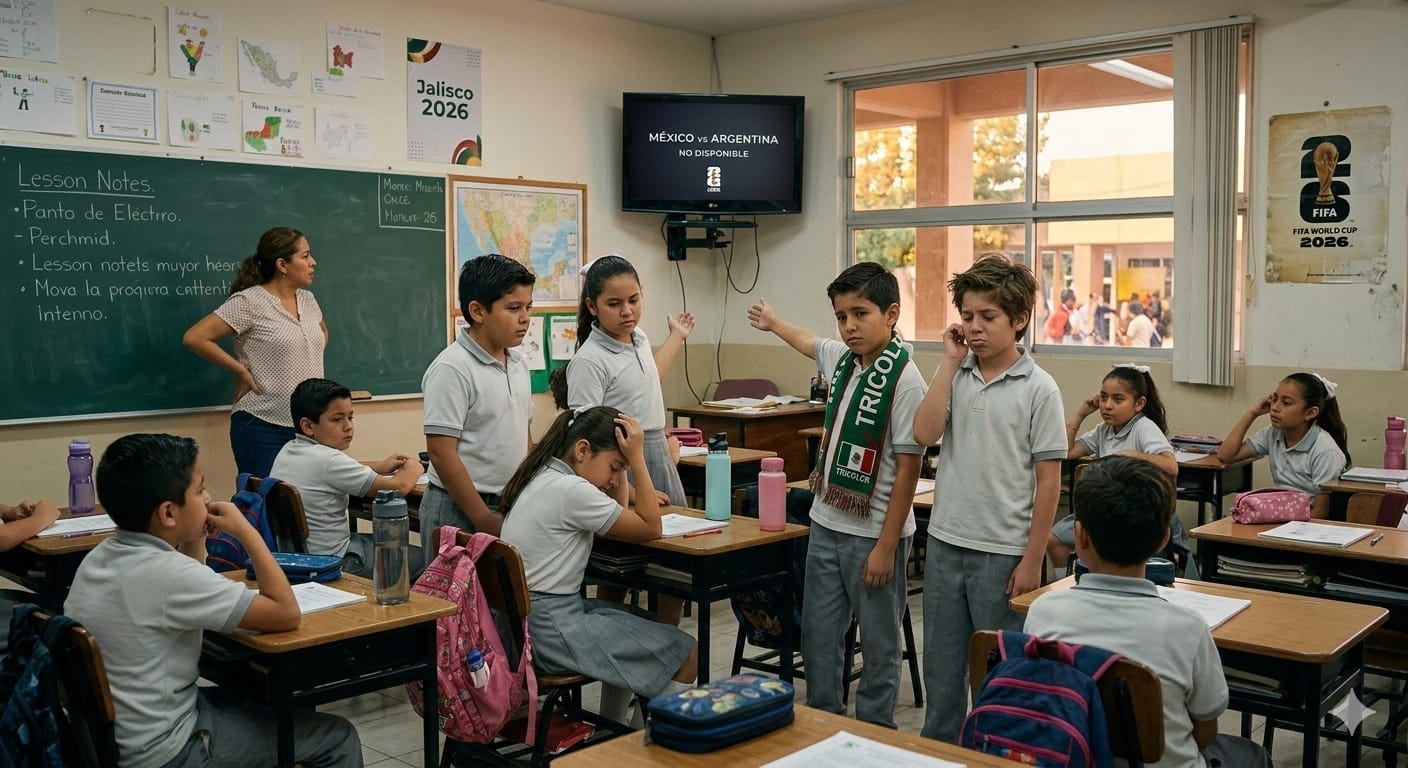 Analizan en Jalisco suspensión de clases durante juegos del Mundial de fútbol 2026. Se espera que el gobernador lo anuncie