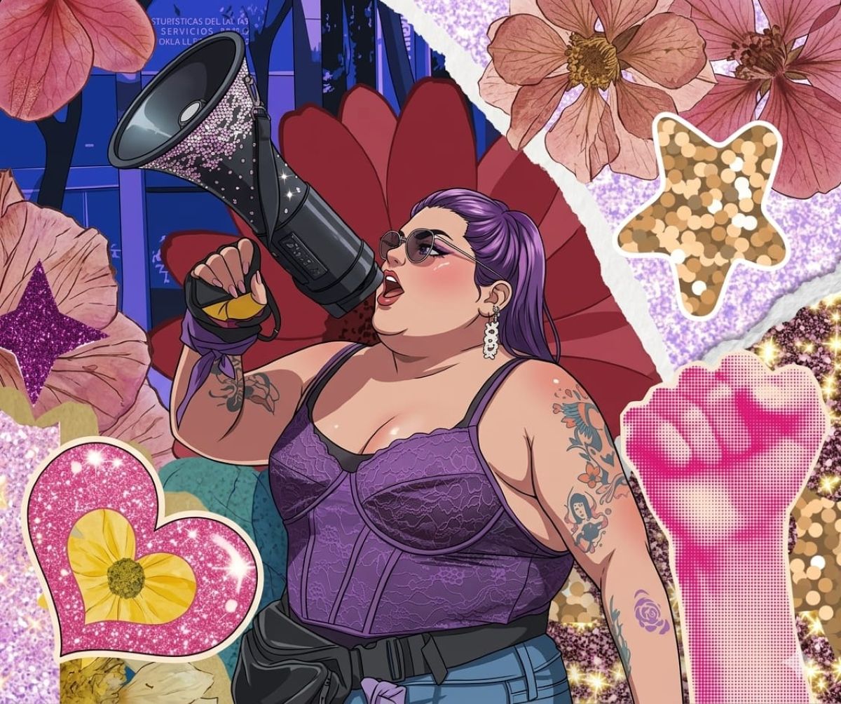Influencer 'La Fatshionista' se volvió a pronunciar contra el sistema de salud en el 8M
