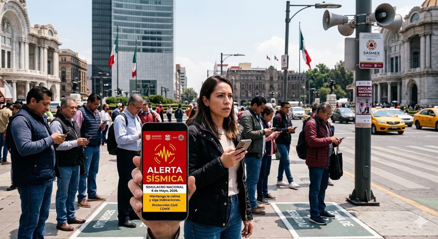 Alerta Sísmica en celulares 2026: Fecha y hora exacta del Simulacro Nacional