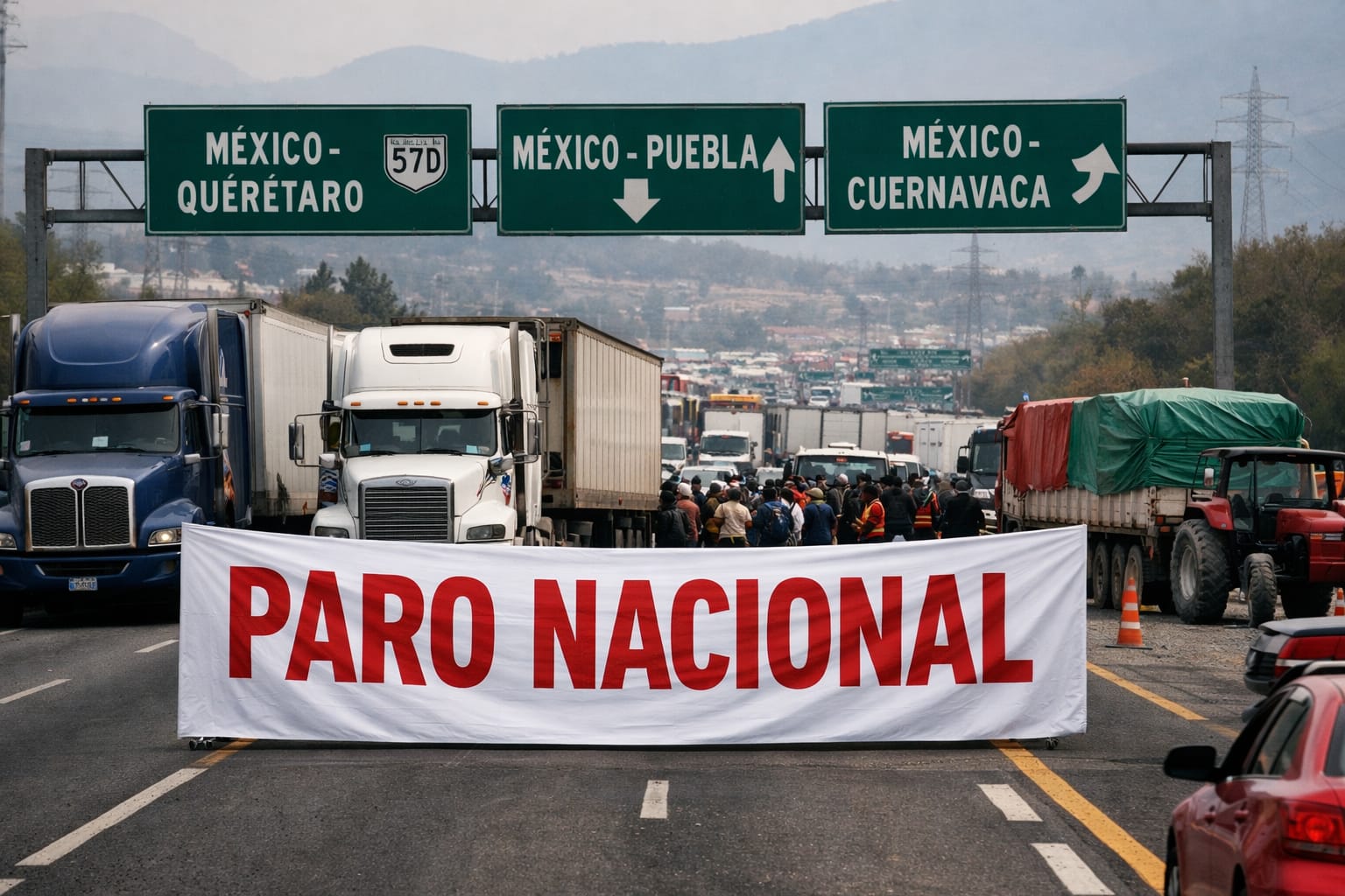 Transportistas y agricultores anuncian paro indefinido este 6 de abril: bloqueos por inseguridad y altos costos sacuden México