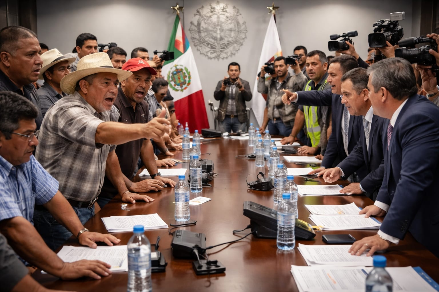 Transportistas y campesinos rompen diálogo con Segob: bloqueos, alza de precios y afectaciones en todo México