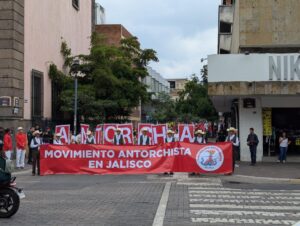 Con protesta cultural, antorchistas exigen solución a su pliego petitorio al gobernador de Jalisco
