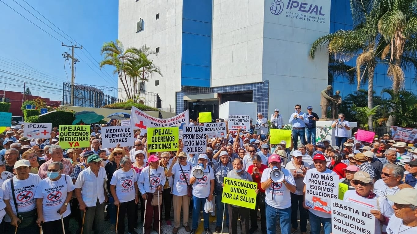 Crisis en IPEJAL: El regreso del desabasto de medicamentos que condena a los jubilados en Jalisco